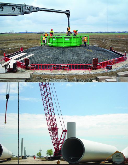 Turbine Base Construction